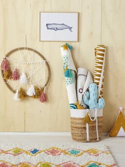 Vertbaudet Rieten mand met lurex-draad Marguerite — thumbnail 3