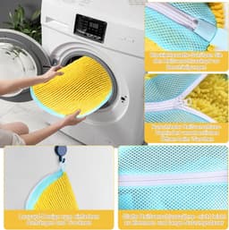 Famanu - Schoenwaszakken, waszak, sneakers, herbruikbare schoenentas, schoenenzak, waszak met antislip ritssluiting, voor alle soorten schoenen, sector-geel — thumbnail 5