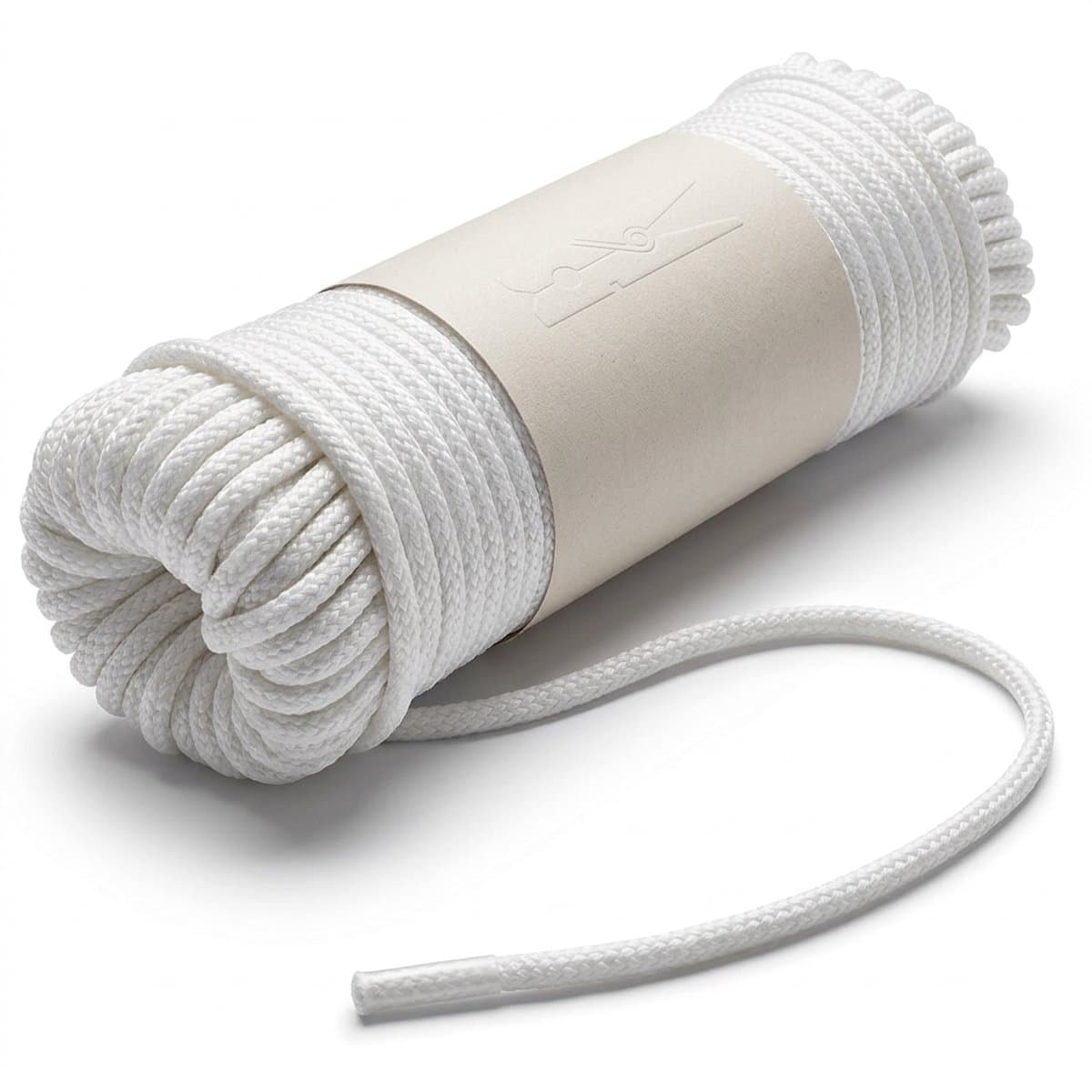 Cheqo® Waslijn - Waslijndraad - Wasdraad - Drooglijn - Kledinglijn - Waslijn Wit - Waslijndraad Wit - Wasdraad Wit - Drooglijn Wit - Waslijn Buiten - Waslijn Binnen - Waslijn Draad - Waslijn Touw - Waslijn Koord — afbeelding 1