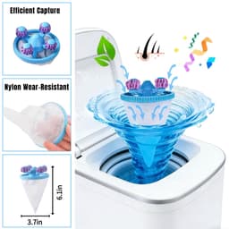 Universele Wasmachine Filter Zakjes 4 stuks - Verzamelt Haren, Pluis en Vuil in de Wasmachine-Belle's product — thumbnail 2