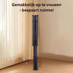 MKSS® Droogmolen met Voet voor Camping & Thuis - Wasrek Staand - Droogrek Inklapbaar - Zwart — thumbnail 5