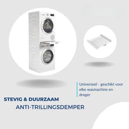 DnA® Tussenstuk Wasmachine Droger - Stapelkit - Tussenstuk Wasmachine en Droger - Tussenstuk Wasmachine Droger Zwart - Tussenstuk Wasmachine Droger Aeg - Wit - 54cm x 60cm x 8cm — thumbnail 5