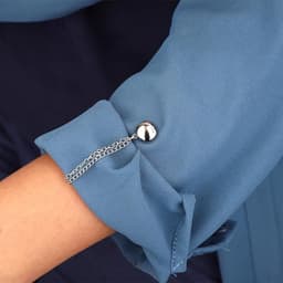 6 Stuks - Broekclip - Broekklem - Vest ketting - Magnetische Broek & T-Shirt Kleding Clip - Kleding Gesp - Broekpijp Verkorter - Bevestigingsclip voor broekspijp - Wasknijpers - Antislip Vaste Gesp - Roségoud, zilver en pistoolzwart — thumbnail 4