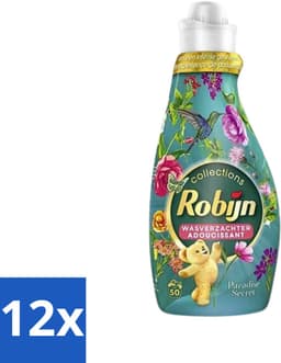 Robijn Collections - Wasverzachter - Paradise Secret - 1,25L - 50 Wasbeurten - Voordeelverpakking - 12 stuks — thumbnail 3