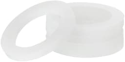 Allecto plus - Siliconen afdichting 30 mm voor douche douchekop - set van 5 stuks met 20 mm D - witte VMQ afdichtringen voor water slang kraan buisleiding — thumbnail 1