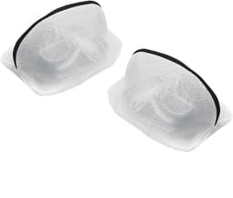 Schoenen Waszak - 2 stuks - Schoenen was tas - Wasnet Voor Schoenen - Schoenen / Sneakers - Herbruikbaar - Netje Anti-Vervorming - Met Rits En Hangende Ring - 42×24cm - White — thumbnail 1