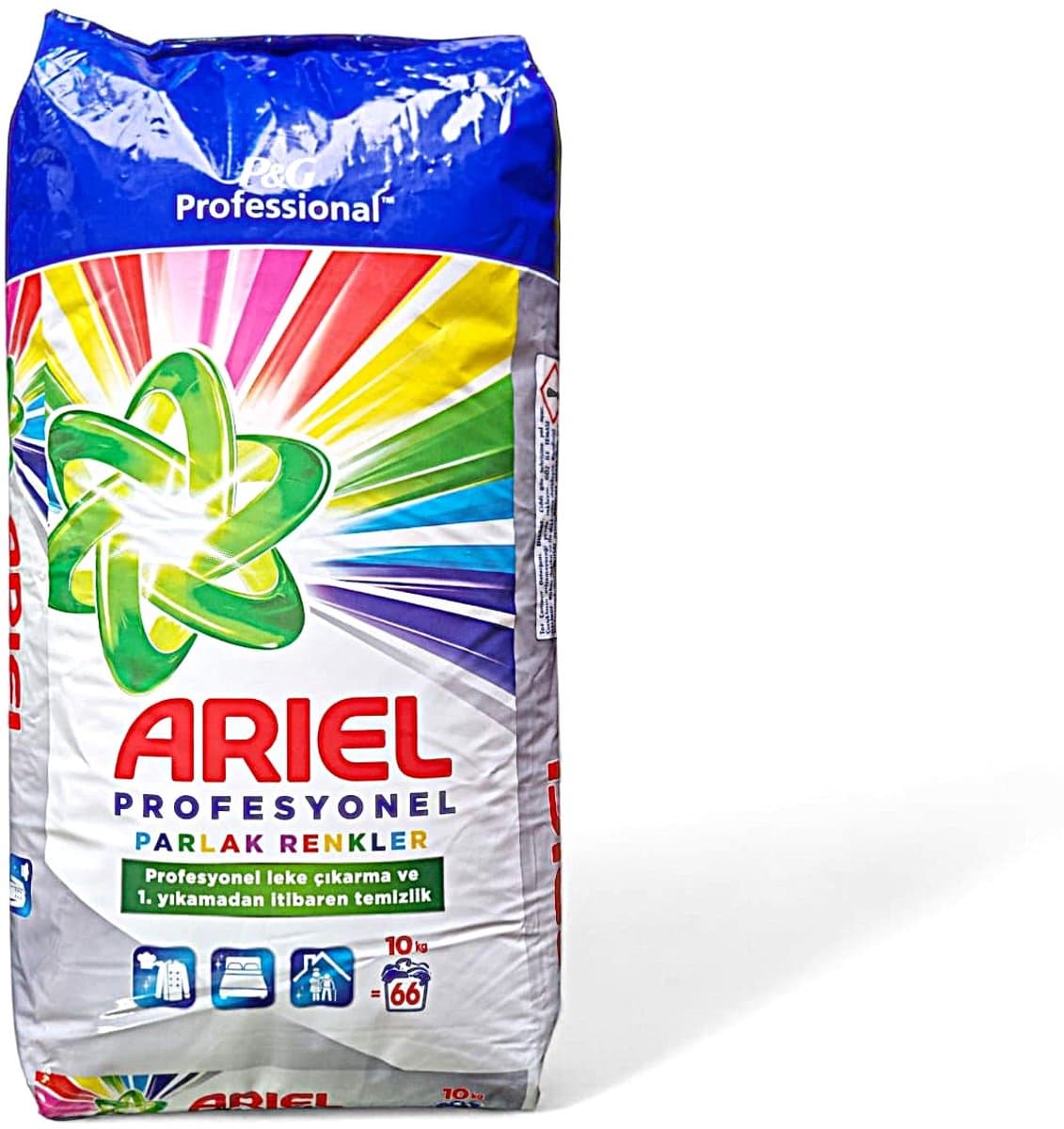 Ariel Professioneel Briljante Kleuren 10 KG – Krachtig Waspoeder – Beschermt Kleuren & Vezels – Voor Stralend Schone Kleding – Professionele Kwaliteit - Brilliant Colors 10 KG – Powerful Laundry Detergent – Protects Colors & Fibers – Professional — afbeelding 1
