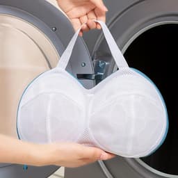 Pack of 3 Bra Inserts voor Wasmachine - Wasmachine Zak met Verborgen Rits - Bescherming voor Ondergoed - Geschikt voor Wasgoed — thumbnail 2
