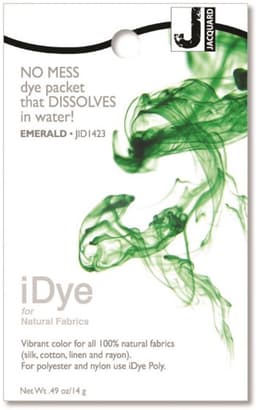 Jacquard textielverf iDye Natural 14 gr Smaragdgroen voor katoen en zijde. — thumbnail 1