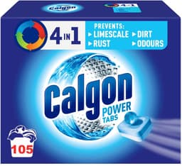 Calgon 3 in 1 Powerball Tabs - Wasmachine Reiniger - 7 x 15 Tabs — thumbnail 1