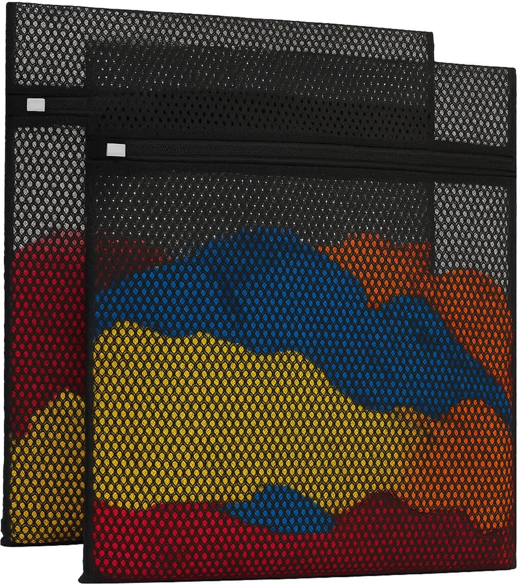 BOTC Waszakken - 60x90cm Waszak Groot - Set van 2 - Bescherm je Wasgoed en Wasmachine - Zwart — afbeelding 1