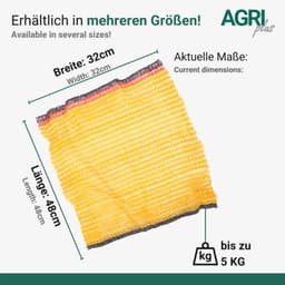 100 stuks Aardappelzakken 32x48 cm - Duurzame Groente- en Fruitzakken — thumbnail 1