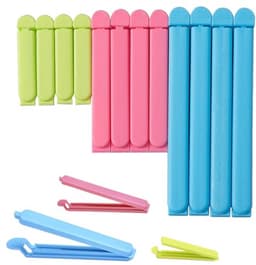 Herbruikbare Voedselzak Clips, Zakafsluiters voor Snacks, 12 Stuks in Meerdere Maten — thumbnail 1