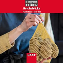 Ritselzakken voor groenten en fruit (12,5 kg) - 10 bruine groentezakken met optimale ventilatie — thumbnail 3