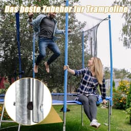 Allecto plus - Trampolineschroeven 12 stuks voor grote en kleine trampolines - Reserveonderdelen - Schroeven en afstandhouders - Accessoires en bevestiging — thumbnail 4