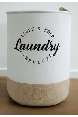 SUNMOOL Wasmand - Waszak - Laundry bag - Laundry basket - Opvouwbaar - 40x50cm - 60Liter - Beige — thumbnail 4