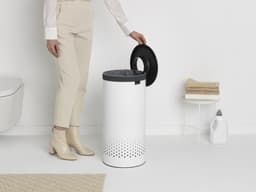 Brabantia Wasmand - met Deksel - 35 l - White — thumbnail 5