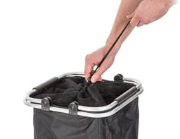 Casibel – Wasmand – Slim – 70 liter – Linnenmand - Zwart — thumbnail 3