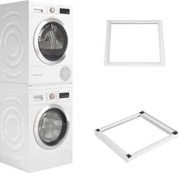 Wasophoogte® Tussenstuk wasmachine droger - Stapelkit wasmachine droger - Tussenkader - Geschikt voor elk type - Wit — thumbnail 1