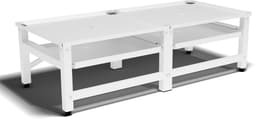 Bodo® - Wasmachine Verhoger - Dubbel - Kast - Ombouw uitschuifbare Plank - Wit - 124x54x37cm — thumbnail 4