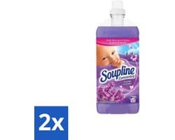 Soupline - Wasverzachter - Lavendel - 52 Wasbeurten - 1.3L - Voordeelverpakking - 2 stuks