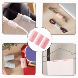 18 Counts Bed Sheet Grippers with Two-Speed Adjustment, Bed Sheet Holder Clips That Hold Slip and Fall Out, Clips for Snack Bookmark Clip Order Random Color — thumbnail 4