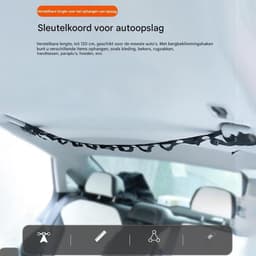 Autokledinghanger, multifunctionele reiswaslijn, reiswaslijn, herbruikbare reiswaslijn, kledingdrooglijn, reiskledinghanger, reiswaslijn — thumbnail 2