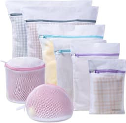 Boxed Waszakken - 8 Stuks - Wasnetten - Waszakken voor Wasgoed - Waszak Groot - Wasnet Lingerie - Waszakken Met Rits - Verschillende Maten — thumbnail 1
