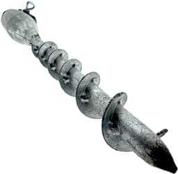 Grondanker gegalvaniseerd staal - grondboor / parasol houder/voet - geschikt voor 25 - 60 mm — thumbnail 4