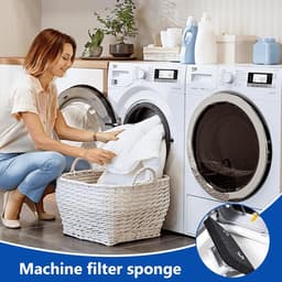 4 stuks filters - geschikt voor Miele T1-droger – Basisfilter voor droger – Candy-drogerfilter-9164761 – Reserveonderdeel – Spons – Accessoire geschikt voor Miele-warmtepompdroger — thumbnail 3