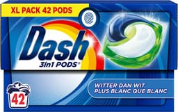 Dash Wasmiddelcapsules 3in1 Pods Witter dan Wit - 42 stuks — thumbnail 1