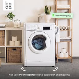 Bodo® Trillingsdempers Wasmachine - Droger – Set van 8 – Zwart — thumbnail 3