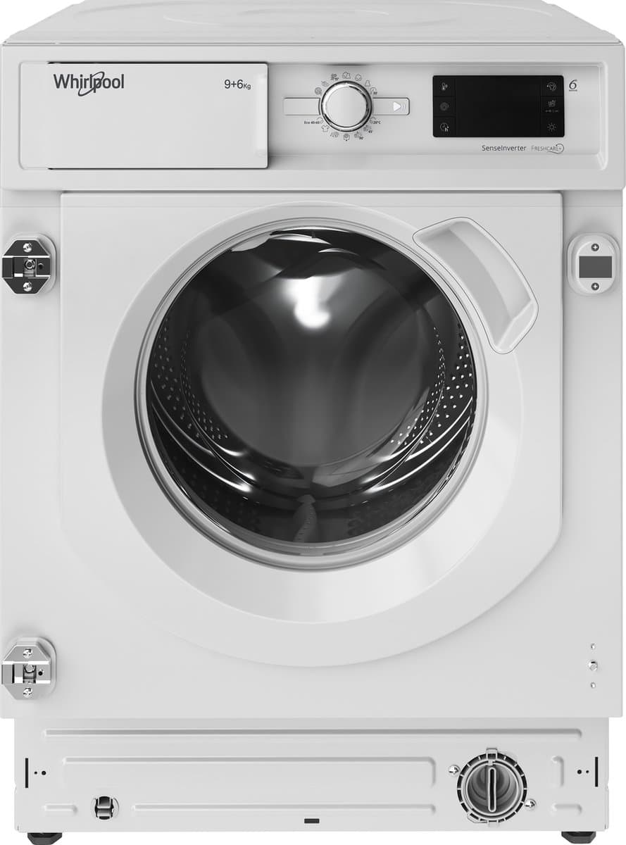 Whirlpool BI WDWG 961485 EU - Was-droogcombinatie - Inbouw - Voorbelading - Wassen en drogen - 9 kg - Wit — afbeelding 1