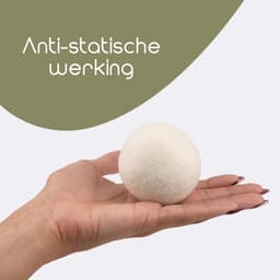 Drogerballen 100% wol - 6 stuks - Wasdrogerballen - Wasbollen - Duurzaam - Gratis opbergzak — thumbnail 3