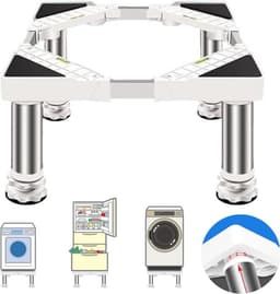 Multifunctionele Wasmachine Verhoger – Onderstel – Verstelbaar in Hoogte – Extra Stevig & Stabiel – 4 Poten– 200kg Belastbaar – Opbouwmeubel — thumbnail 1