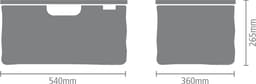 Brabantia Wasmand - Opvouwbaar - 40 l - Pepper Black — thumbnail 2