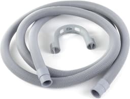 Afvoerslang wasmachine droger 19mm - 22mm, 2,5m, PVC, met bocht — thumbnail 1