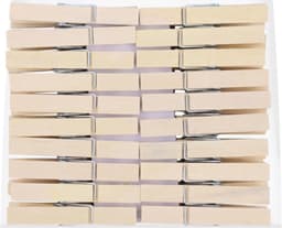 Wasknijpers | Hout | 40 stuks - Sorbo — thumbnail 1