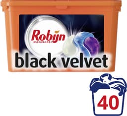 Robijn Black Velvet 3 in 1 Wascapsules - 40 wasbeurten — thumbnail 1