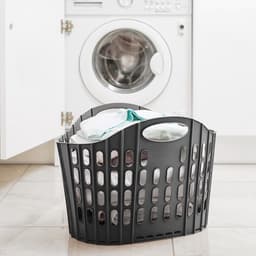 Addis - Opvouwbare / inklapbare wasmand - ruimte besparend - 38 liter - grijs — thumbnail 4