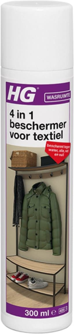 HG Water, Olie, Vet & Vuil Dicht Voor Textiel - 300 ml - 2 Stuks ! — thumbnail 1