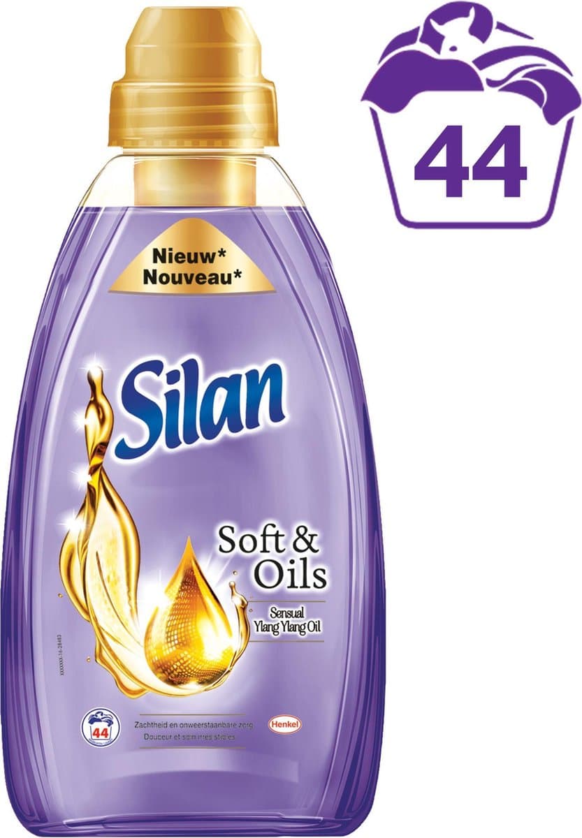 Silan Soft&Oils Purple - Voordeelverpakking - 44 wasbeurten - Wasverzachter — afbeelding 1