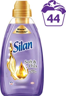 Silan Soft&Oils Purple - Voordeelverpakking - 44 wasbeurten - Wasverzachter — thumbnail 1