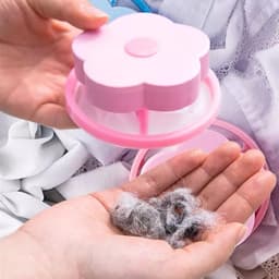 Huisdier Haren Verwijderaar - Roze - 2 Stuks - Wasmachine Bal - Handig voor Huisdierharen - Huisdierharen Verwijderen - Anti Haren - Droger Bol Anti Haren - E1.2 — thumbnail 2