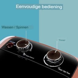 Gratyfied - Kleine Wasmachine - Draagbare Wasmachine — thumbnail 5