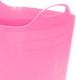 Excellent Houseware Flexibele emmer - 3x - roze - 25 liter - kunststof - vierkant - 35 x 38 cm — thumbnail 3