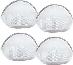 Wasnet voor Bh's, Ondergoed en Sokken, Herbruikbare Waszakken met Rits, Bescherming voor Delicate Kleding, Set van 4, 18 x 15 cm, Ideaal voor Wassen en Organiseren — thumbnail 1