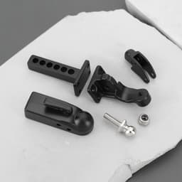 1Set 1:10 RC Crawler Trailer Hook + Drop Hitch Receiver for 1/10 SCX10 90046 90047 Compatible with Traxxxas TRX4 RC — thumbnail 2