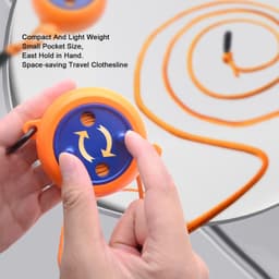 Camping Clothesline - 8M Portable Retractable Travel Cloth Line — thumbnail 2