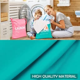 2 stuks natte zakken, 55 x 45 cm, herbruikbare wetbag, zwemspullen, opvouwbare reiswaszak met handvat, waszak voor wasmachine, natte tas, kleuterschool en baby — thumbnail 5